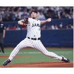 日本代表先発の菊池　野球