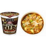 がっつり系夏カップヌードル、スタミナメニュー「ガーリックカルビ」。