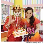 トランプマンと篠原ともえ対面、「シノラー初恋の人」が誕生日祝福。