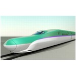 北海道新幹線用の車両を公開、JR東日本のE5系をベースとしたH5系。
