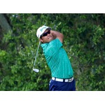 松山のショット　米男子ゴルフ