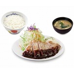 今年の松屋「厚切り豚テキ定食」は150グラム