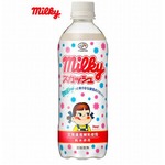 「ミルキー」の爽やか炭酸飲料、練乳使用でミルク感とほどよい甘さ。