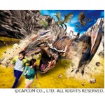 過去最大規模のUSJ&times;モンハン、等身大リアル・ティガレックス大咆哮。