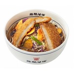 そばの上にとんかつ＆キャベツ、箱根そば&times;学生コラボの限定メニュー。