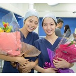 相武紗季＆吉岡里帆の美人おでこ全開ショット