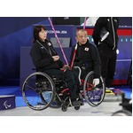 ベテランペア、きっちり修正＝初代王者へ、まず１勝―車いすカーリングの小川、中島組〔パラリンピック〕