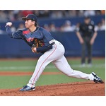 力投する大勢　野球