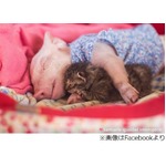 子ブタと子ネコの&ldquo;甘い生活&rdquo;、保護施設で会ったその日から仲良し。