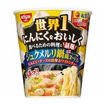 日清食品、松屋監修で&ldquo;シュクメルリ&rdquo;カップめん化