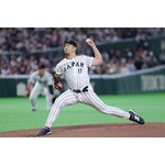 力投する菊池　野球