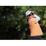 永井のティーショット　女子ゴルフ