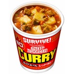 7倍辛いカップヌードルカレー、「SURVIVE！レッドシリーズ」から。