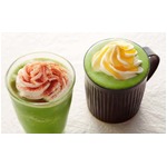 タリーズが和洋折衷ドリンク、こだわりの宇治抹茶を使用した2品。