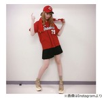 &ldquo;カープぱみゅぱみゅ&rdquo;ユニフォーム姿に絶賛