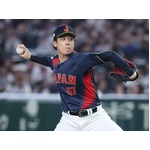 北山の力投　野球