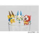 コップのフチに妖怪ウォッチ、ジバニャンやコマさんなど全6種類。