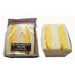 セブンが卵2倍のたまごサンド、濃厚な味わいのふんわりオムレツ風。