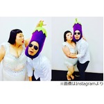 渡辺直美のこぼれそうな爆乳、天竺鼠・川原と密着ツーショット披露。