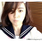磯山さやかのセーラー服姿に絶賛