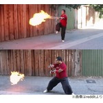 格ゲーのような&ldquo;炎のパンチ&rdquo;