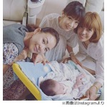 優しい笑顔のほしのあき近影、SHEILAやSHIHOと東尾理子宅を訪問。