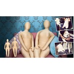 ヒトの肌感再現した人型抱き枕、158cmの&ldquo;姉&rdquo;と140cmの&ldquo;妹&rdquo;。