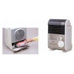 電気も電池も不要の暖房器具、世界初のカセットガスファンヒーター。