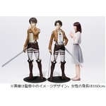 エレンとリヴァイが等身大フィギュアに、セブンが1体160万円で販売。
