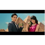 緊張ガチガチ柳楽が柴咲に相談、「クラッシュ・オブ・クラン」CMで初共演。