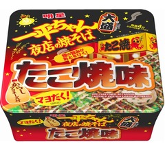 「一平ちゃん焼そば」に“マヨだく”たこ焼き味