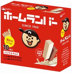 “王道”ホームランバーが一新、パッケージデザインもレトロモダンに。