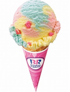 サーティワンに“わた菓子”味、ふんわりパステルカラーで楽しい気分に。