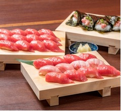 “本まぐろの握り”食べ放題、シャリ抜きも対応