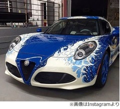“葛飾北斎”仕様のアルファロメオ、日本への愛情に満ちた仕上がり。