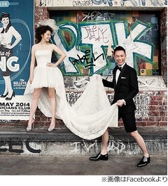 ビビアン・スーが結婚写真公開、美しいウェディングドレス姿を披露。
