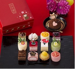 コージーコーナーが“おせち”、スイーツ初めに正月らしいプチケーキ。