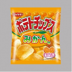 ポテチみかん味が“現役復帰”、もも味&バナナ味の発売で再注目。