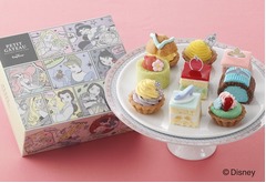 ディズニー・プリンセス9人のプチケーキ、銀座コージーコーナーが発売。