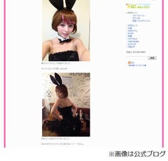 平野綾が“ハルヒバニー”姿に、ブログには「鼻血出そう」の声も。