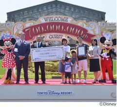 東京ディズニーランド&シーに7億人目のゲスト