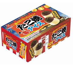 ローソン限定のひと口アイス「たこ焼アイス」発売