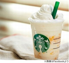 スタバが“桃とホワイトチョコ”のフラペ