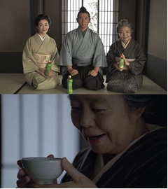 本木＆樹木が初の“親子役”CM、「伊右衛門」で心温まる親子の時間。