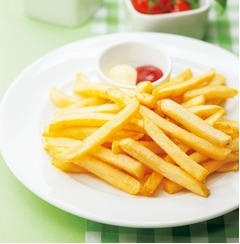 ガストの山盛りポテトが99円に、約45本を通常料金の200円引きで提供。