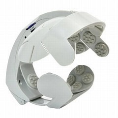 USBヘルメットで頭皮ぶるぶる、心地よい刺激でゆったりリラックス。