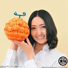 「メラメラの実」リアルに再現、バンダイが直径約150mmでフィギュア化。