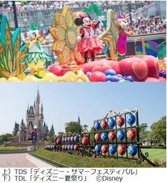 TDSとTDLで“真夏のお祭り”、2つのパークで趣の異なるイベントを。