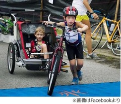 9歳が車いすの弟と鉄人レース、全米各地の大会に必ず2人で参加。