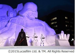 世界初“雪のスター・ウォーズ”、「さっぽろ雪まつり」でお披露目。